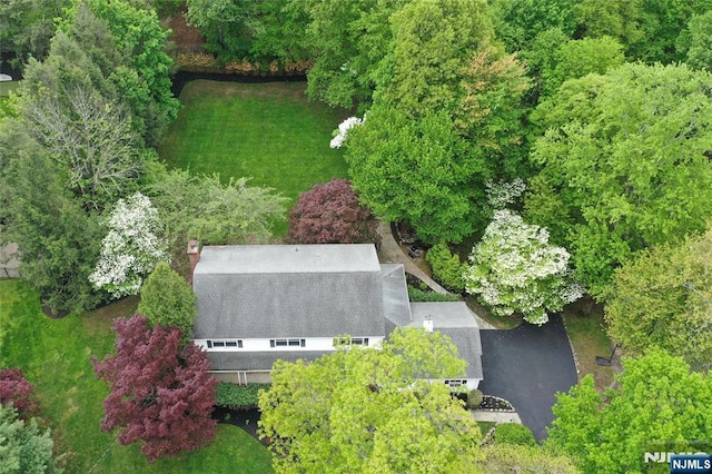 view from above of property