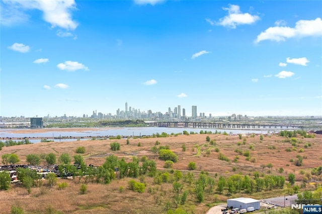 water view with a city view