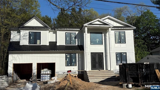 view of front of property with board and batten siding