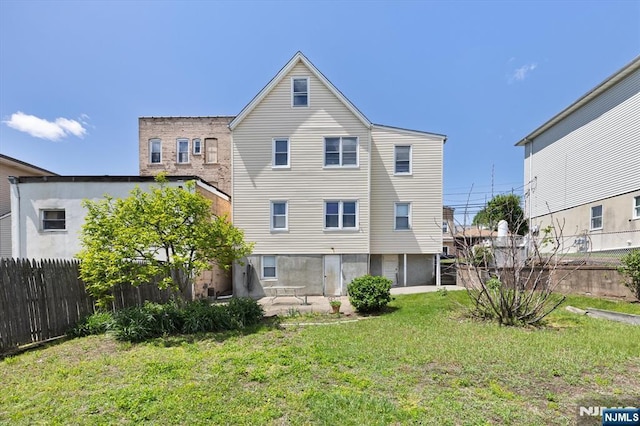 view of back of property