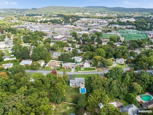 aerial view of property and surrounding area