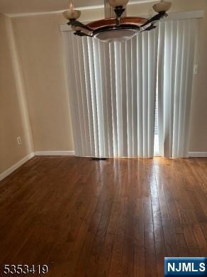 55 2nd St, South Orange Village, NJ 07079 - unfurnished room with hardwood / wood-style floors and baseboards