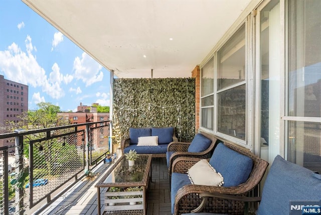 balcony with outdoor lounge area