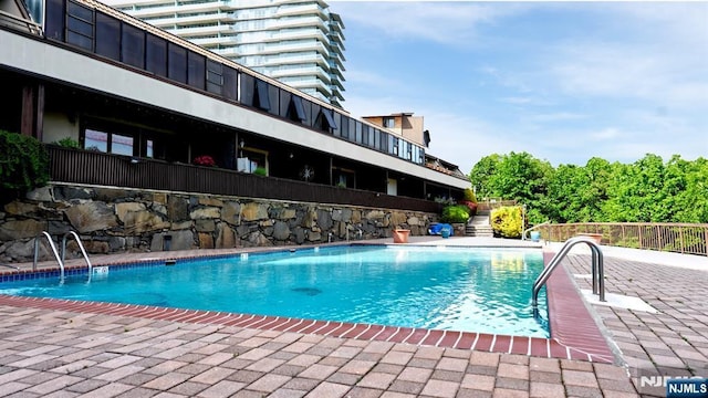 view of community pool