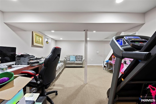 186 10th Ave, Hawthorne, NJ 07506 - carpeted office space featuring recessed lighting