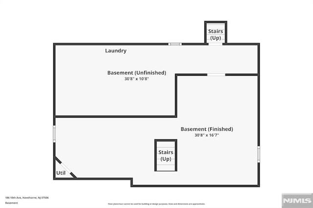 186 10th Ave, Hawthorne, NJ 07506 - room layout