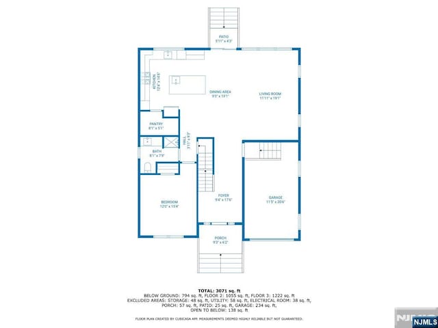 71 Canterbury Ct, Teaneck, NJ 07666 - home floor plan