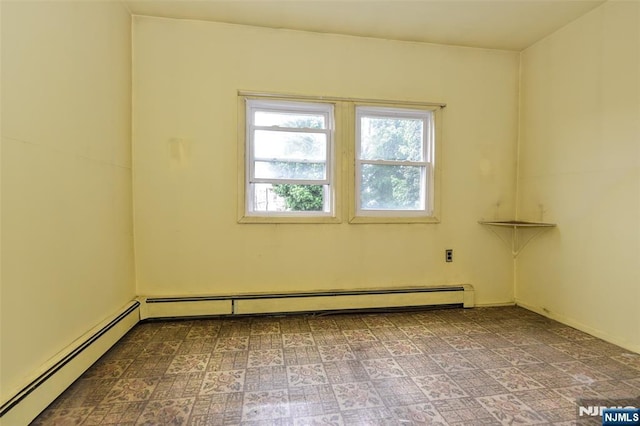 360 Kennedy Dr, Fairview, NJ 07022 - unfurnished room with a baseboard heating unit
