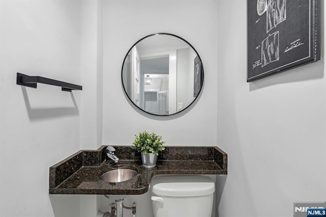 121 Beverly Rd, Montclair, NJ 07043 - half bath with a sink and toilet