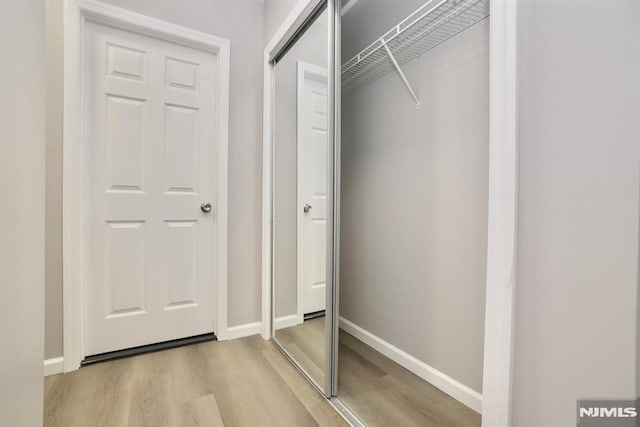 view of closet