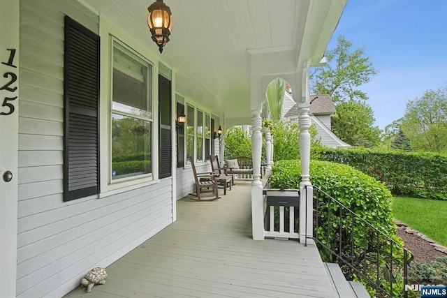 125 Bellevue Ave, Montclair, NJ 07043 - deck featuring covered porch