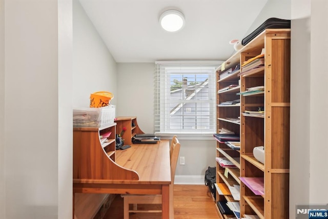 520 Elm St, Roselle Park, NJ 07204 - office space with baseboards and wood finished floors