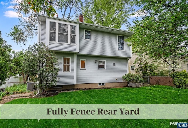 370 Chesterfield St, Ridgewood, NJ 07450 - rear view of property with a chimney and cooling unit