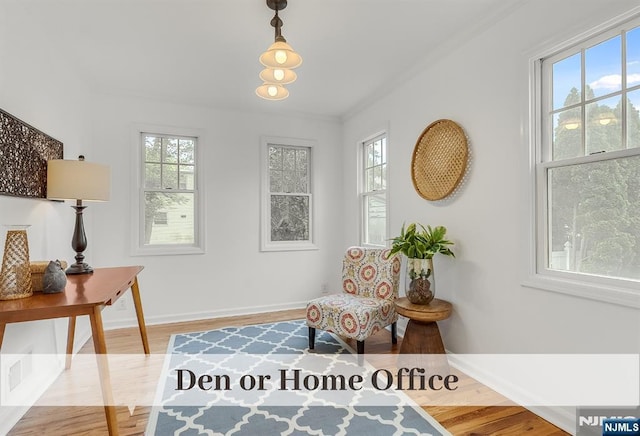 370 Chesterfield St, Ridgewood, NJ 07450 - sitting room with plenty of natural light, wood finished floors, and baseboards