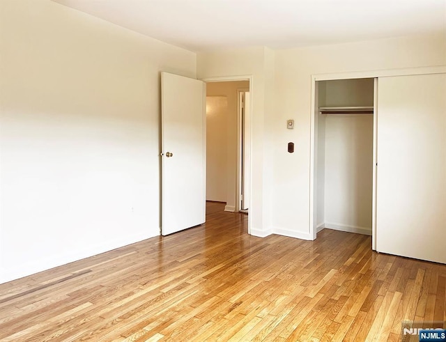 109 N Maple, Park Ridge, NJ 07656 - unfurnished bedroom with light wood finished floors and a closet