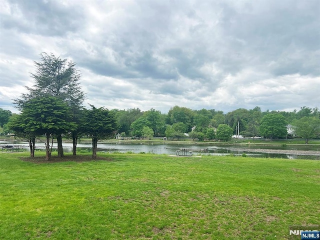 109 N Maple, Park Ridge, NJ 07656 - view of green lawn with a water view