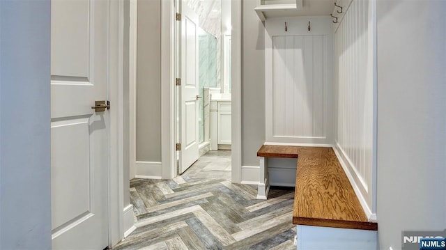 view of mudroom
