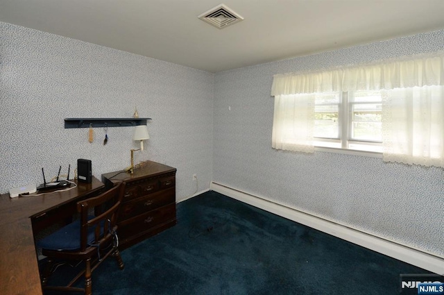36 Joyce Ln, Wayne, NJ 07470 - office with carpet and baseboard heating