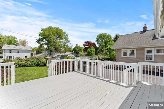 6 Glen Ave, Mine Hill Township, NJ 07803 - deck featuring a yard