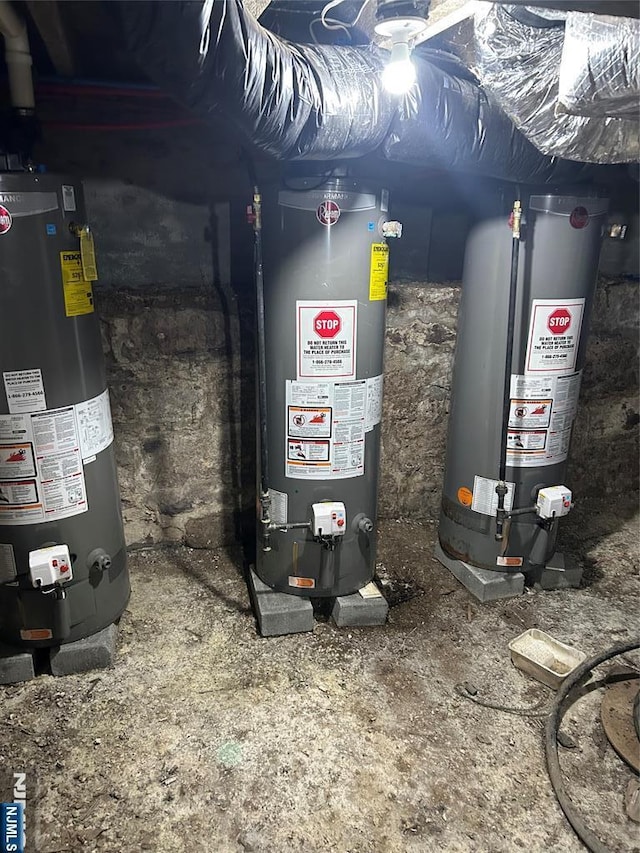154 Butler St, Paterson, NJ 07524 - utilities featuring gas water heater