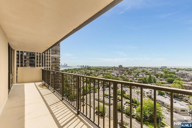 300 Winston Dr Unit 1817, Cliffside Park, NJ 07010 - balcony featuring a view of city