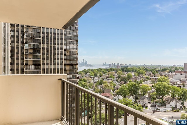 300 Winston Dr Unit 1817, Cliffside Park, NJ 07010 - balcony featuring a city view