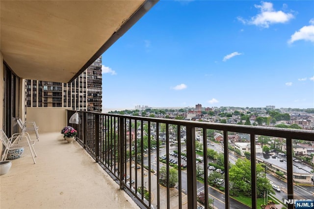 300 Winston Dr Unit 1817, Cliffside Park, NJ 07010 - balcony featuring a view of city