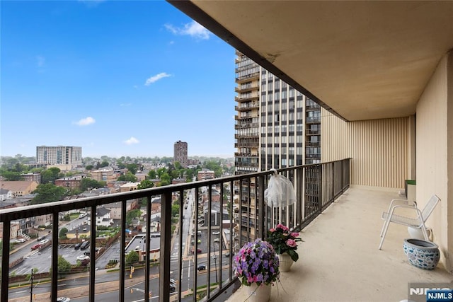300 Winston Dr Unit 1817, Cliffside Park, NJ 07010 - balcony featuring a city view