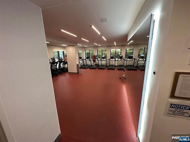 300 Winston Dr Unit 1817, Cliffside Park, NJ 07010 - view of gym