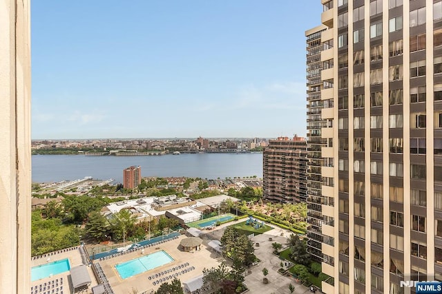 300 Winston Dr Unit 1817, Cliffside Park, NJ 07010 - water view featuring nearby urban area