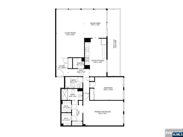 300 Winston Dr Unit 1817, Cliffside Park, NJ 07010 - property floor plan