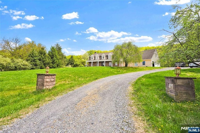 11 Deer Meadow Rd, Warwick, NY 10990 - view of front of property featuring a front yard and gravel driveway
