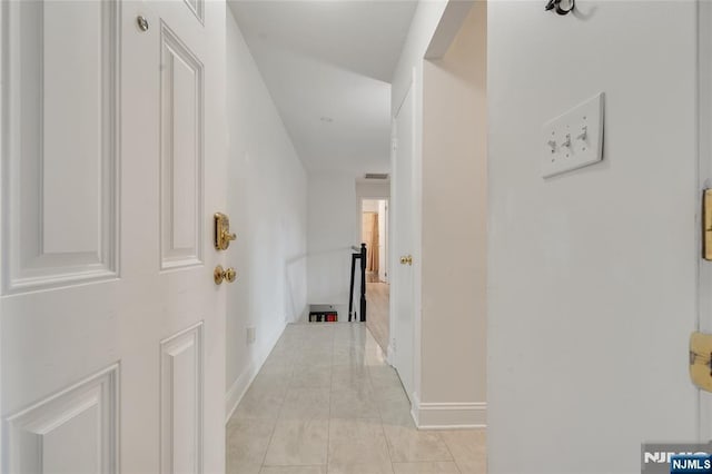 474 Laurel Brook Dr, Brick, NJ 08724 - hallway featuring an upstairs landing and baseboards