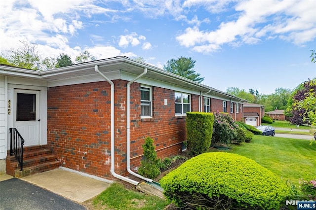 474 Laurel Brook Dr, Brick, NJ 08724 - view of side of property with entry steps and brick siding