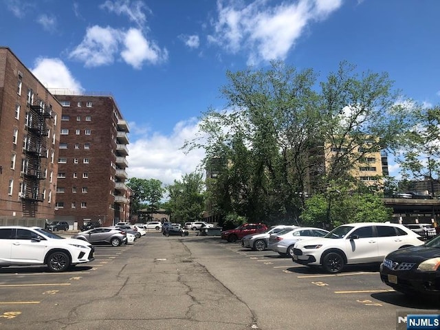 view of uncovered parking lot