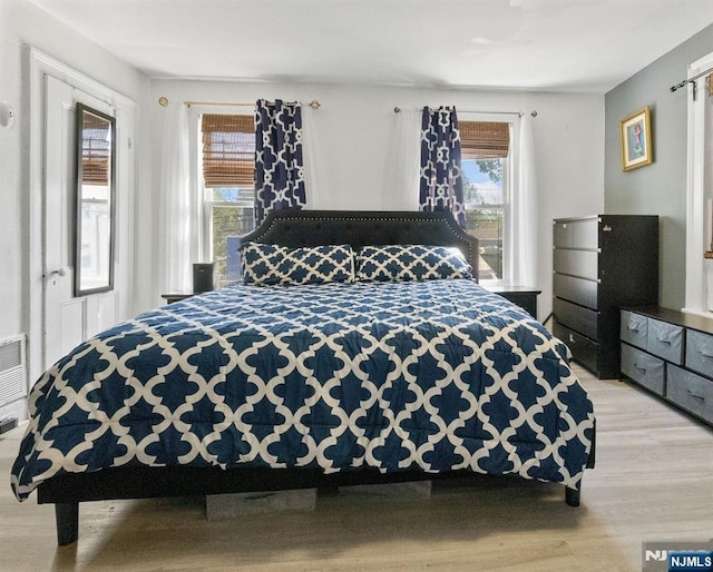 218 Waldo Pl, Englewood, NJ 07631 - bedroom featuring light wood-style floors and multiple windows