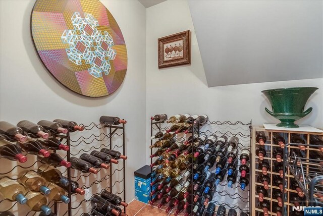 75 Windsor Ln, Ramsey, NJ 07446 - wine area with tile patterned floors