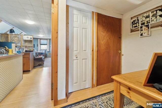 136 Shippen St, Weehawken, NJ 07086 - entryway featuring light wood-style floors