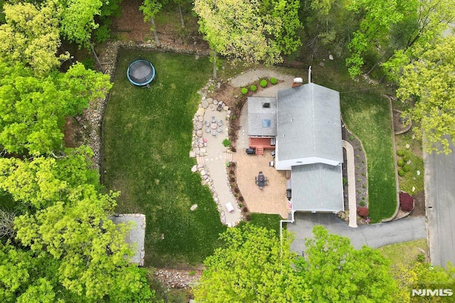 view from above of property