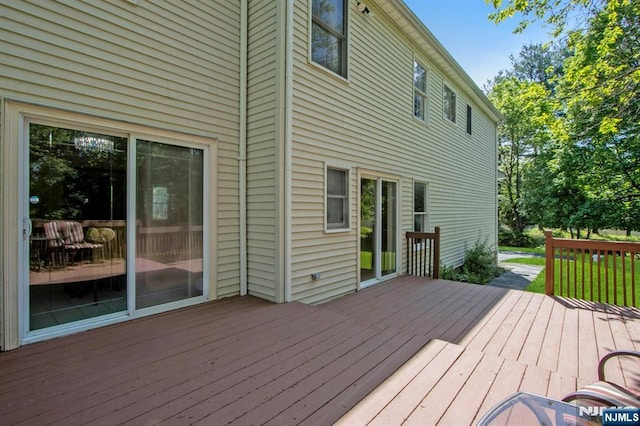 2 Morgan Ct, Montvale, NJ 07645 - view of wooden terrace