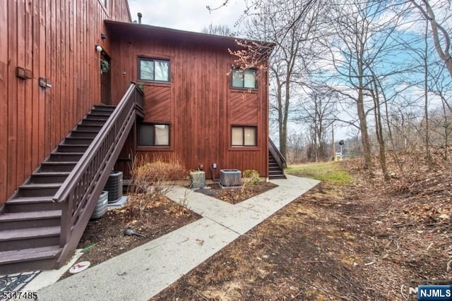 4 Winter Park Dr Unit 4, Vernon, NJ 07462 - view of property exterior with stairs and central AC