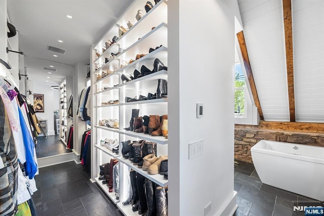 868 Goffle Rd, Hawthorne, NJ 07506 - walk in closet with beamed ceiling