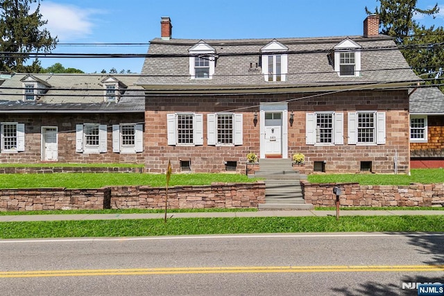 868 Goffle Rd, Hawthorne, NJ 07506 - view of front of house with a chimney