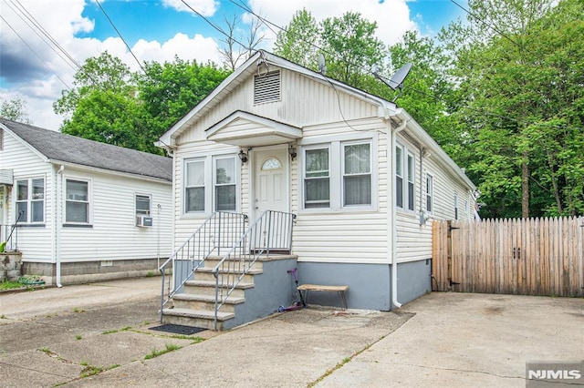 20 Park Dr, Oakland, NJ 07436 - view of front of property with fence and cooling unit