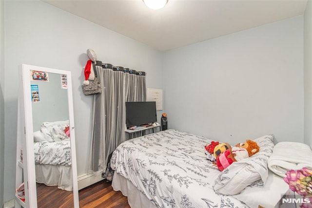 20 Park Dr, Oakland, NJ 07436 - bedroom with dark wood-style floors