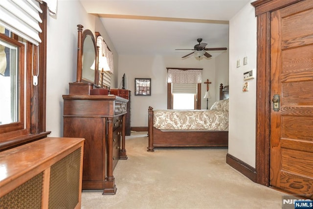 38 Arlington Ave, Hawthorne, NJ 07506 - bedroom with light carpet, multiple windows, and baseboards