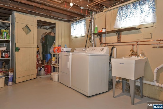 38 Arlington Ave, Hawthorne, NJ 07506 - washroom with washing machine and clothes dryer
