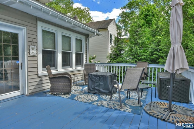 38 Arlington Ave, Hawthorne, NJ 07506 - view of wooden deck