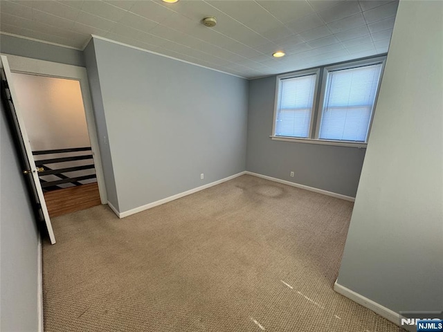 717 1st St, Lyndhurst, NJ 07071 - carpeted empty room with baseboards, a smoke detector, and recessed lighting