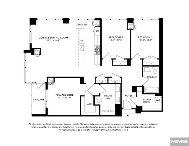 9 Ave At Port Imperial 524, West New York, NJ 07093 - home floor plan